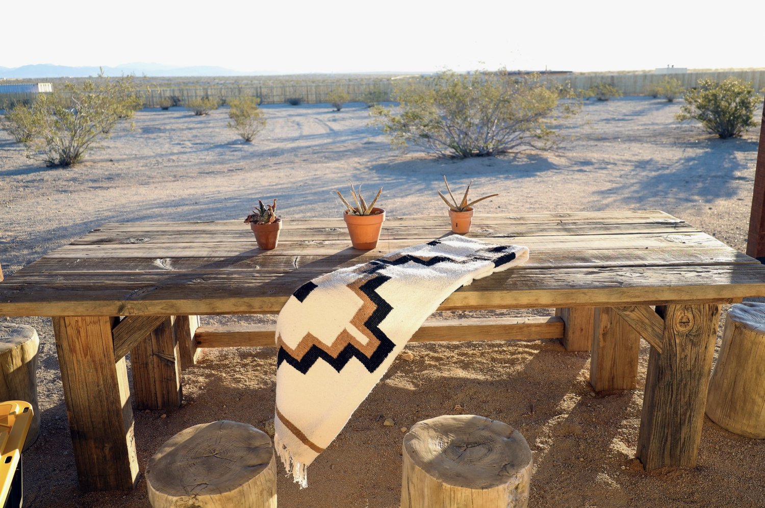 その他 USED HANDMADE BLANKET Hand+Woven+Oaxaca+Blanket+